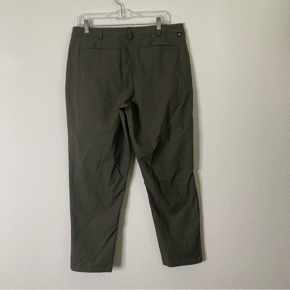 The north face womens taupe green city standard ankle pants 14 NWT - Picture 7 of 12